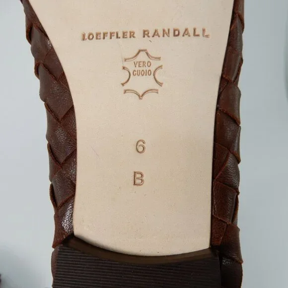 Loeffler Randall Brown Woven Flats - Picture 15 of 16